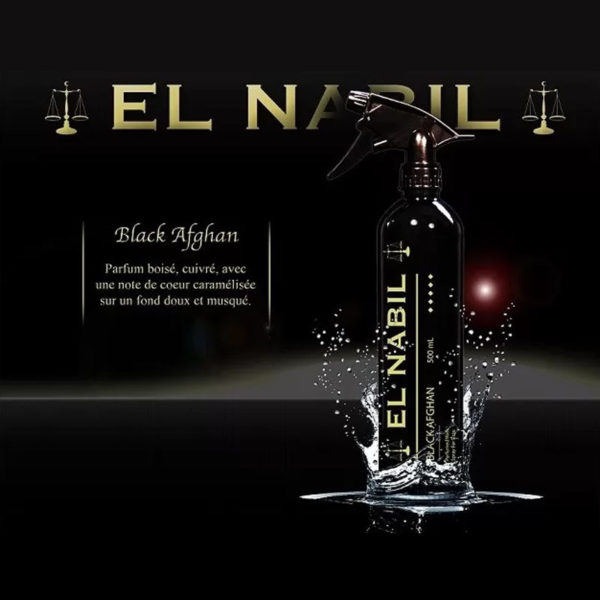 Photo Parfum Maison Al Nabil – Musc Black Afghan – 500 ml - El-Nabil