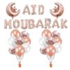 Photo Pack de Ballons décoration rose Aid Moubarak “Rose et Blanc” -