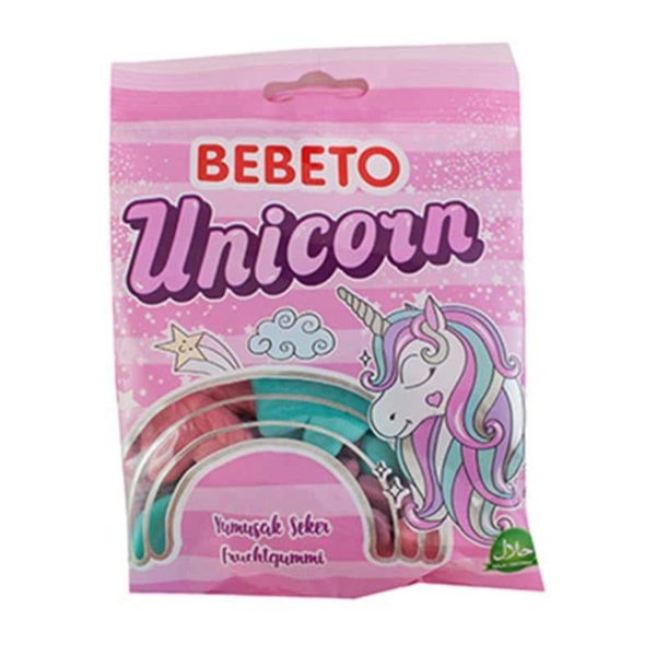 Photo Unicorn (Licorne) – Bebeto – Halal – Sachet 80gr - Bebeto