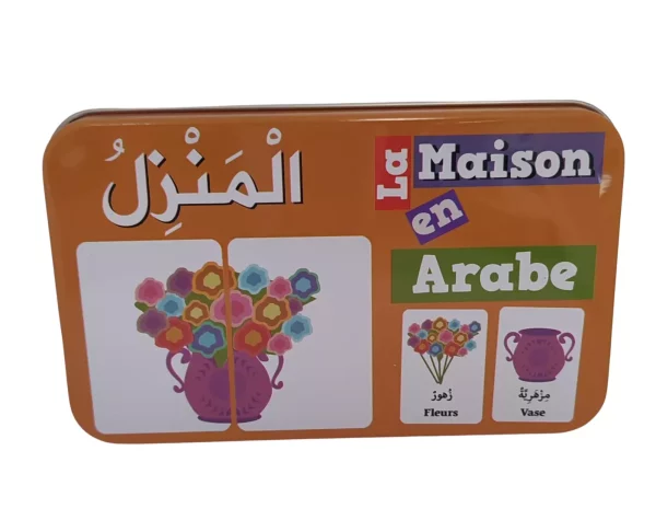 la maison – en arabe – jeu de carte